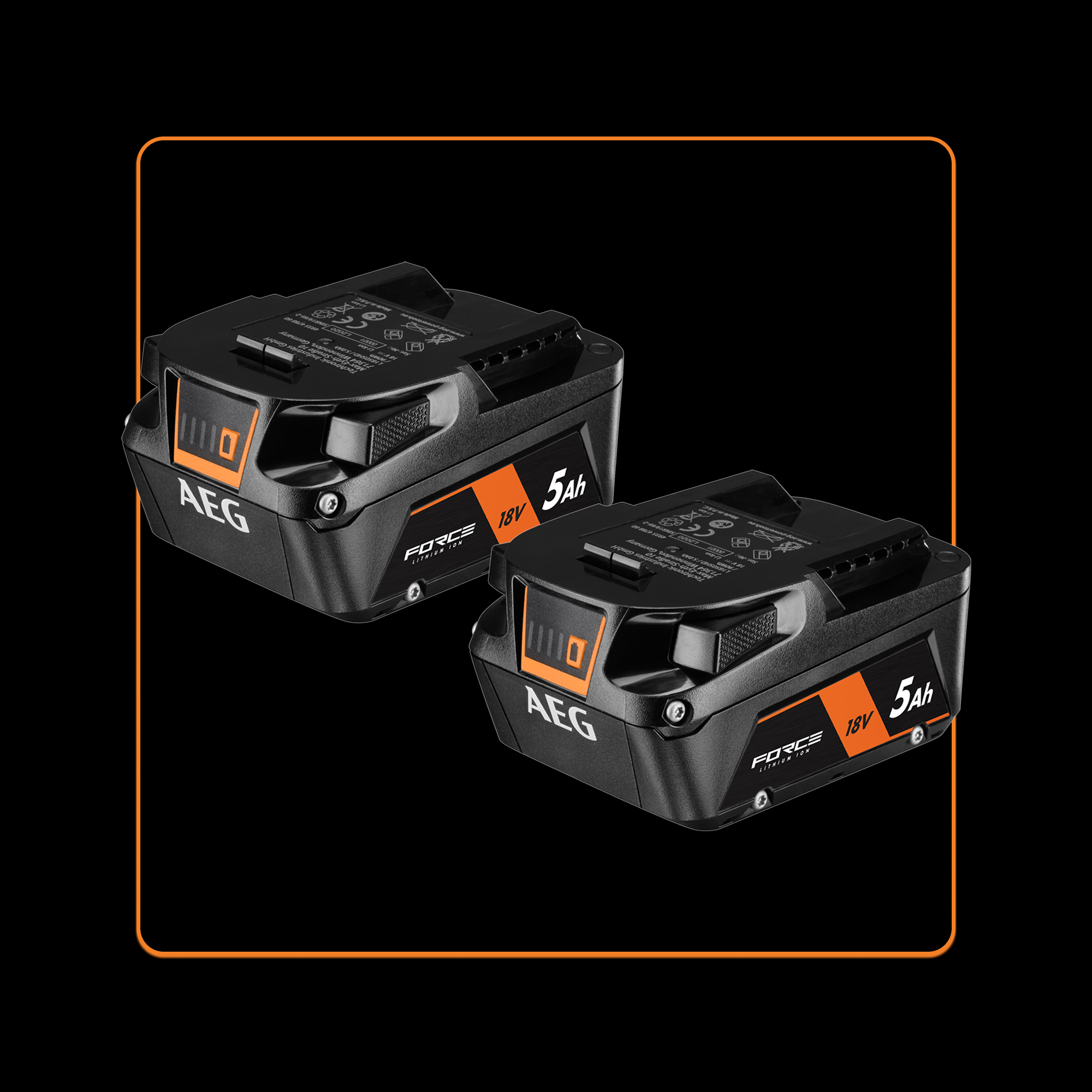 AEG 18V 5.0Ah FORCE Twin Battery Pack
